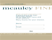 Tablet Screenshot of mcauleyfineart.co.uk
